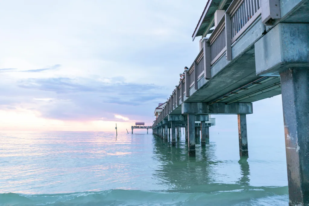 View of the pier in Clearwater, FL