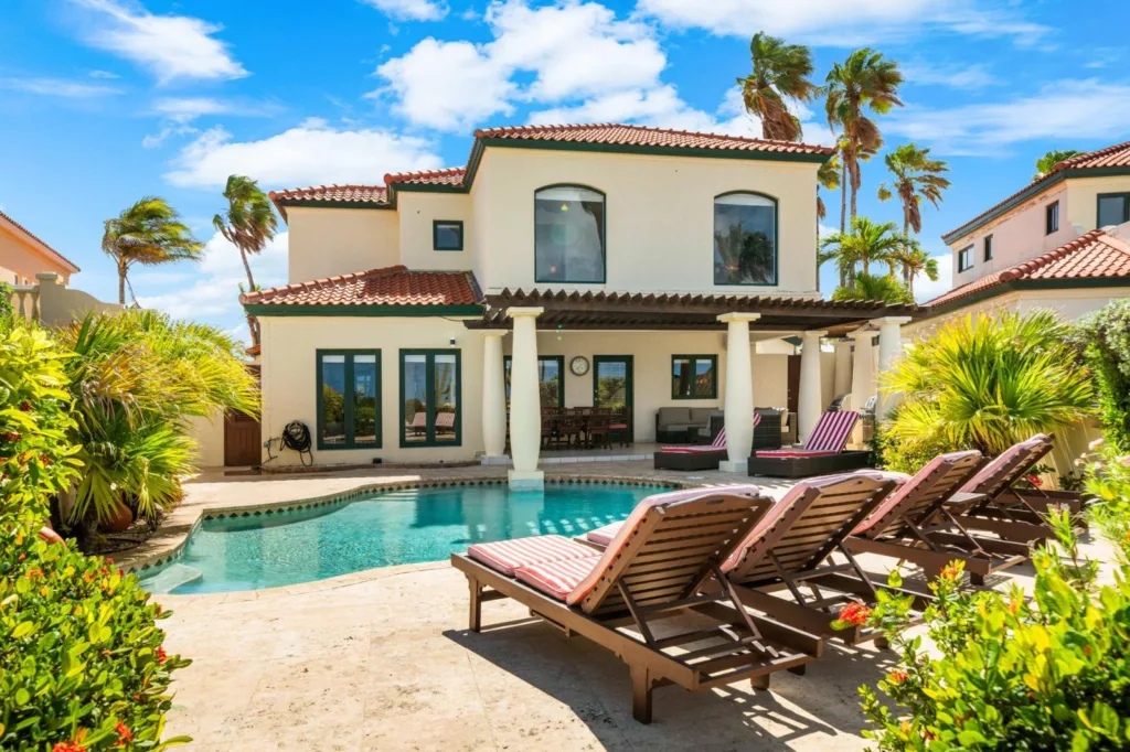 Aruba vacation rental with a pool